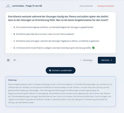 Lernmodus & tiefe Erklärungen
