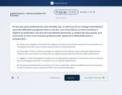 Simulateur d'examen réaliste
