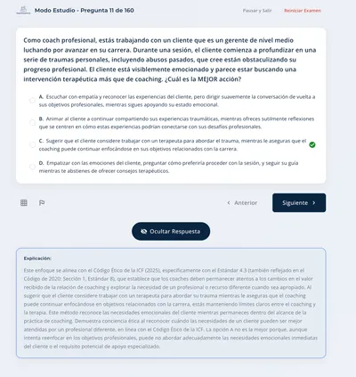 Modo de Estudio y Explicaciones en Profundidad