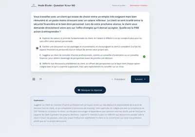 Mode Étude & Explications approfondies